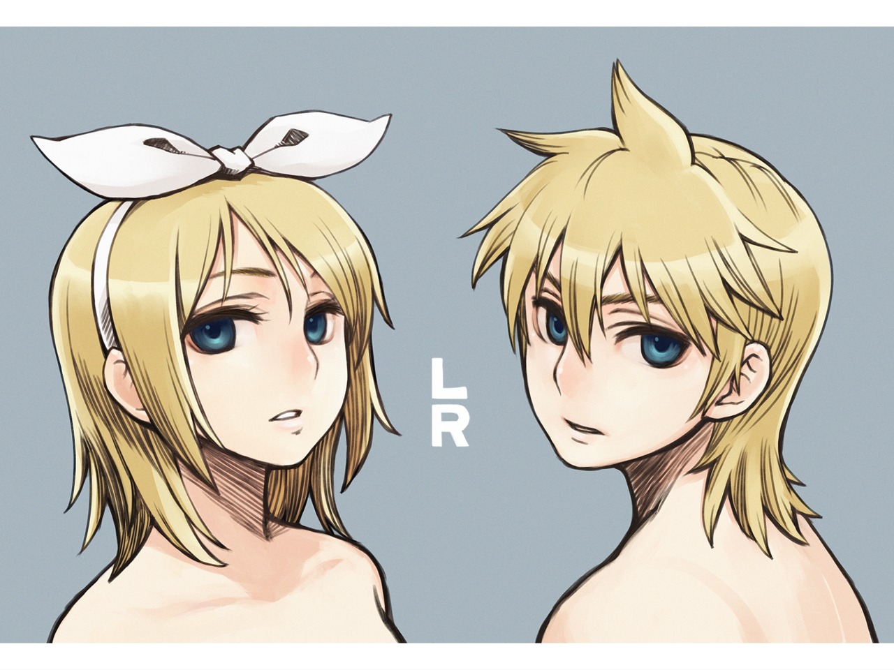 Chanco Vocaloid Kagamine Len Kagamine Rin Naked Wallpaper 82962